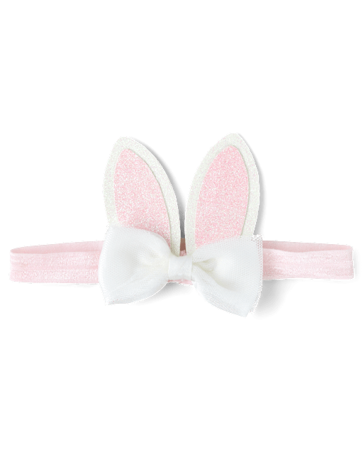 Baby Girls Glitter Bunny Ears Headwrap