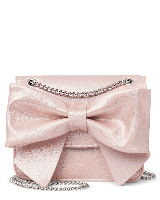 Girls Shimmer Bow Bag