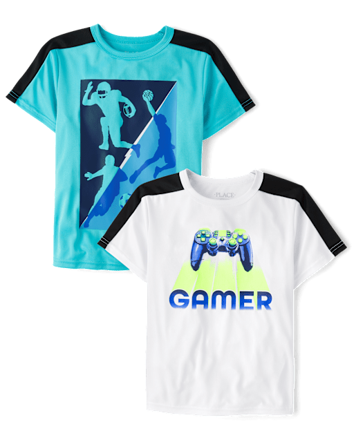 Boys Gamer Performance Top 2-Pack