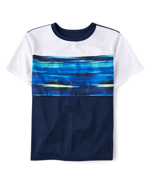Boys Performance Colorblock Top
