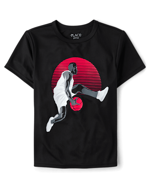 Boys Graphic Performance Top