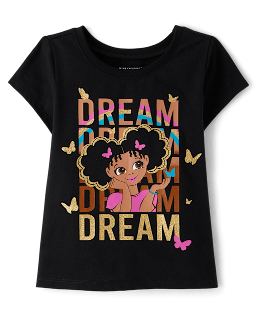 Baby And Toddler Girls Girl Dream Graphic Tee