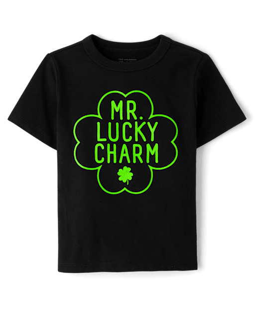Baby And Toddler Boys St. Patrick's Day Mr. Lucky Charm Graphic Tee