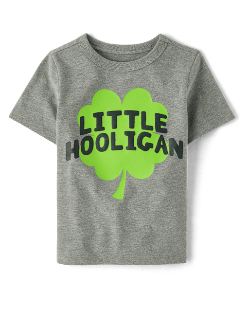 Baby And Toddler Boys St. Patrick's Day Little Hooligan Graphic Tee