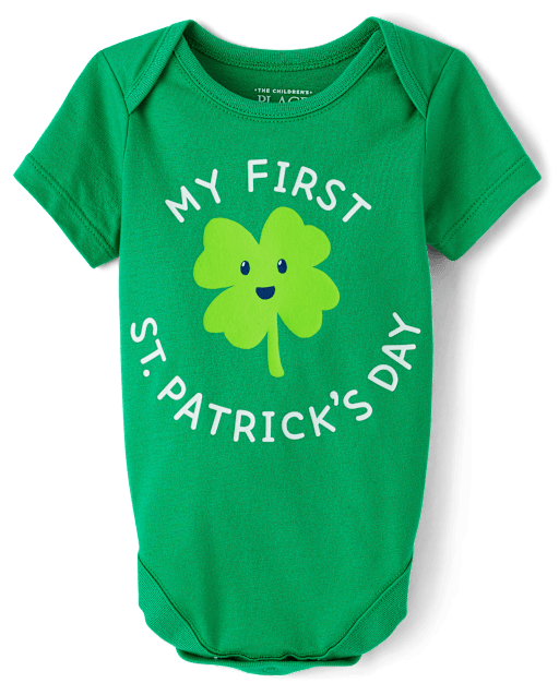Baby First St. Patrick's Day Graphic Bodysuit