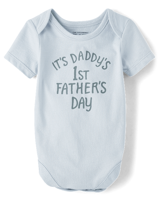 Baby Daddy's First Father's Day Graphic Bodysuit