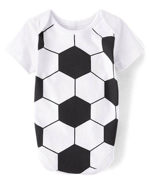 Baby Soccer Ball Graphic Bodysuit