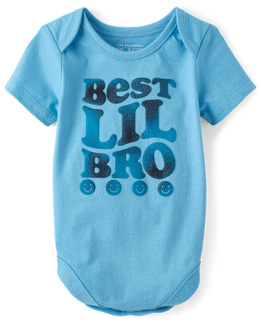 Baby Boys Best Lil Bro Graphic Bodysuit