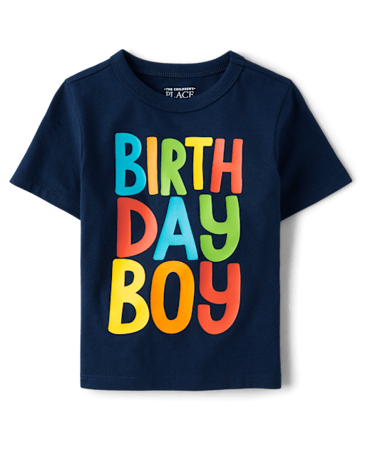 Baby And Toddler Boys Birthday Boy Graphic Tee