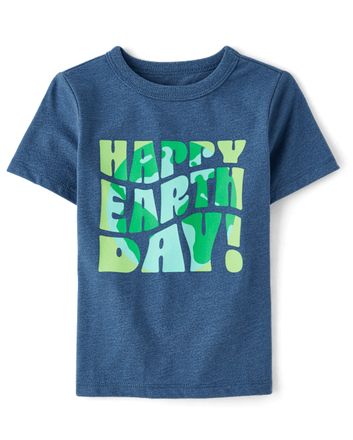 Baby And Toddler Boys Earth Day Graphic Tee