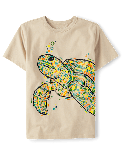Boys Turtle Graphic Tee