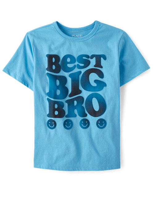 Boys Best Big Bro Graphic Tee