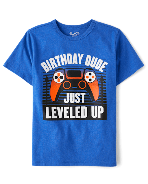 Boys Birthday Gamer Graphic Tee