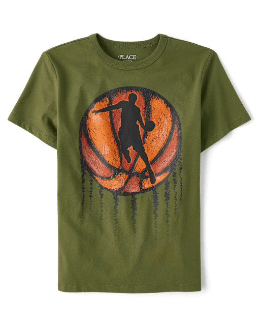 Boys Basketball Graphic Tee