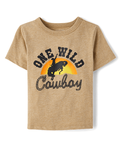 Baby And Toddler Boys Cowboy Graphic Tee