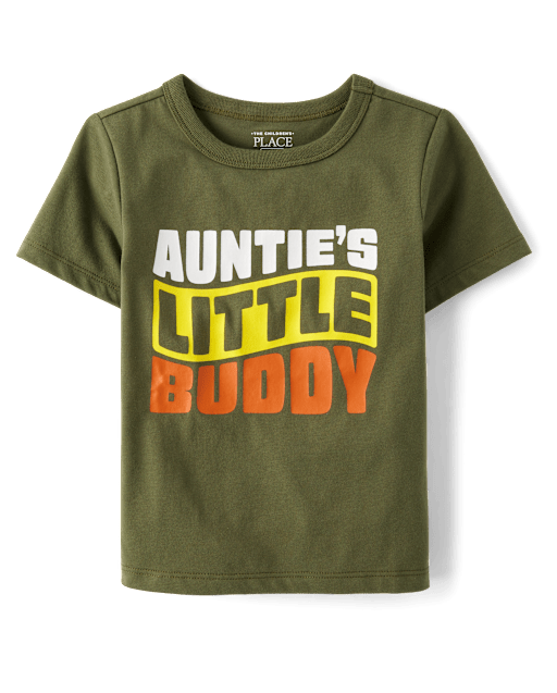 Baby And Toddler Boys Auntie's Buddy Graphic Tee