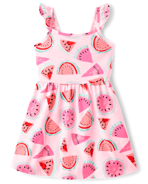 Baby And Toddler Girls Print Flutter Dress