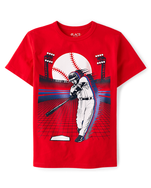 Boys Baseball Graphic Tee