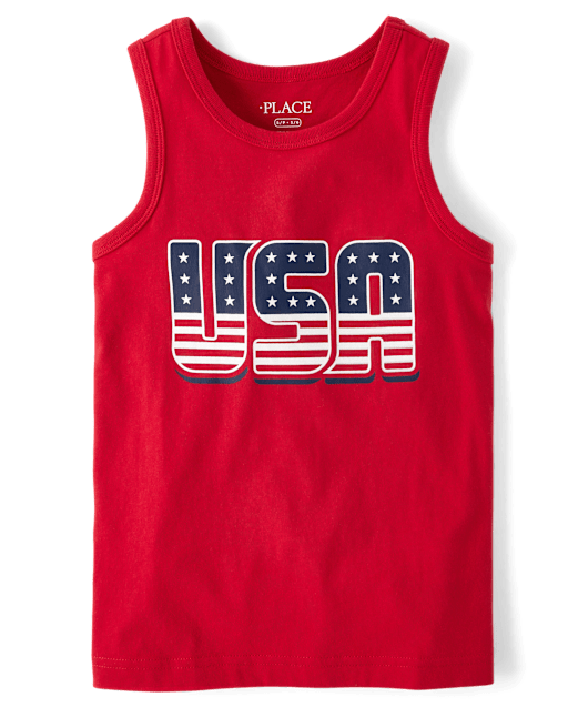 Boys USA Tank Top