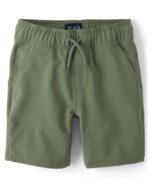 Boys Quick Dry Pull On Jogger Shorts
