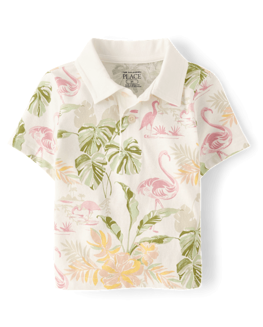 Polo tropical assorti pour bébé et tout-petit garçon