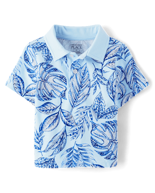 Baby And Toddler Boys Matching Family Tropical Polo