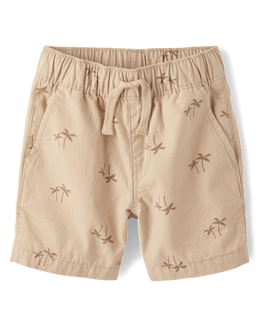 Baby And Toddler Boys Print Pull On Jogger Shorts