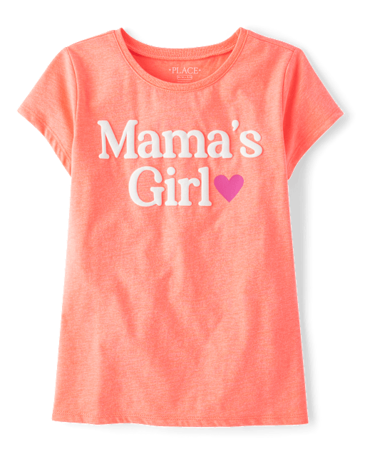 Girls Mama's Girl Graphic Tee