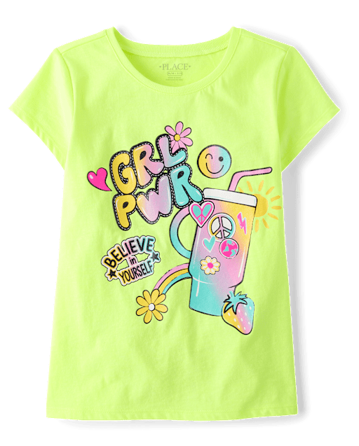 Girls Grl Pwr Graphic Tee