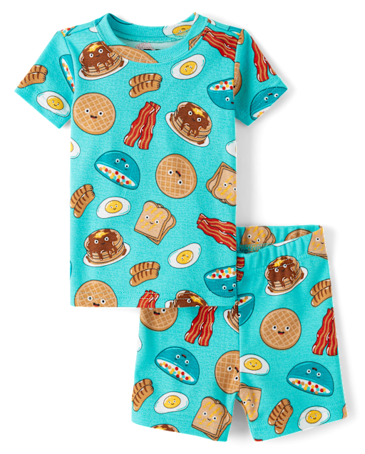 Baby And Toddler Breakfast Snug Fit Cotton Pajamas