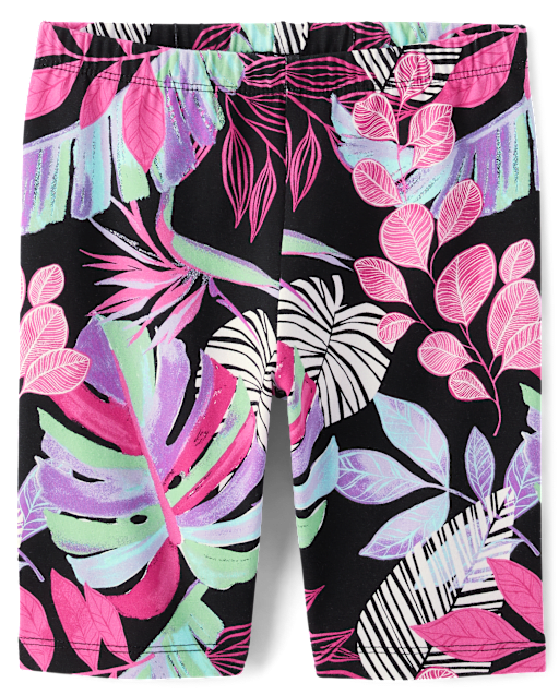 Girls Print Bike Shorts
