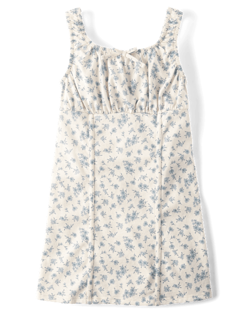 Girls Floral Corset Dress