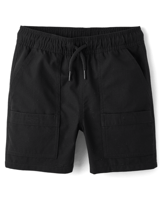 Boys Quick Dry Breathable Pull On Jogger Shorts