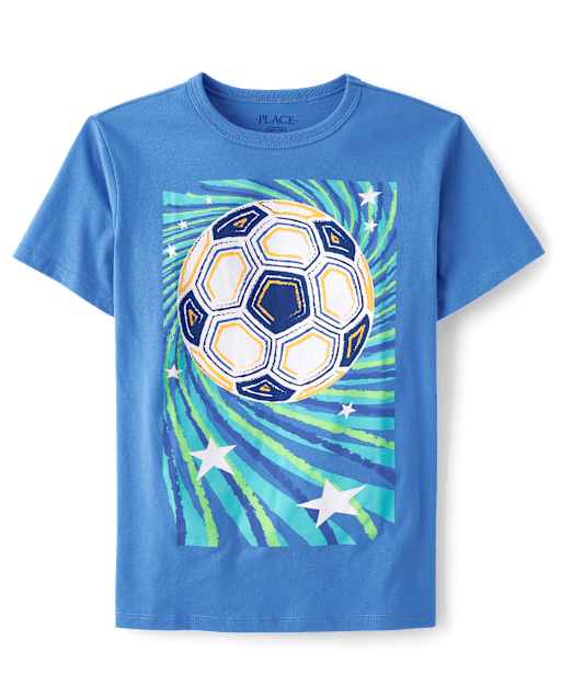 Boys Soccer Ball Graphic Tee