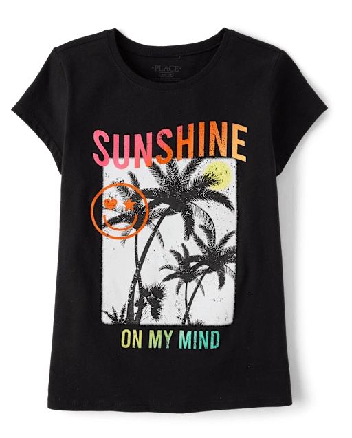 Girls Sunshine Graphic Tee