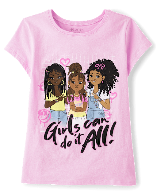 Girls Can Do It All Graphic Tee
