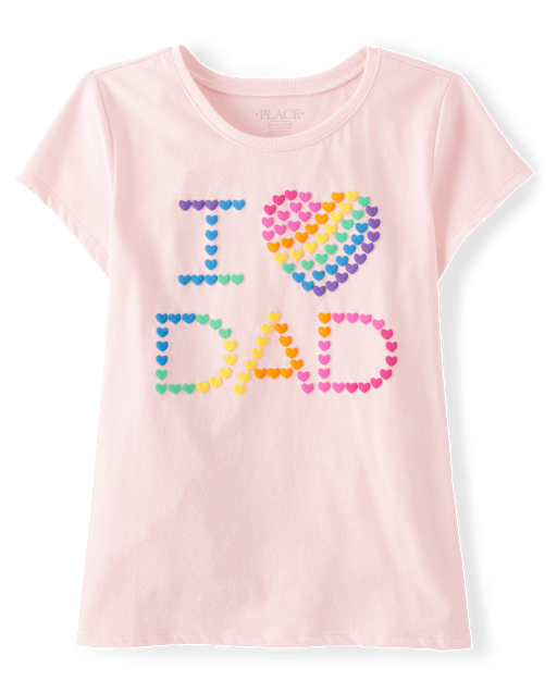 Girls Love Dad Graphic Tee