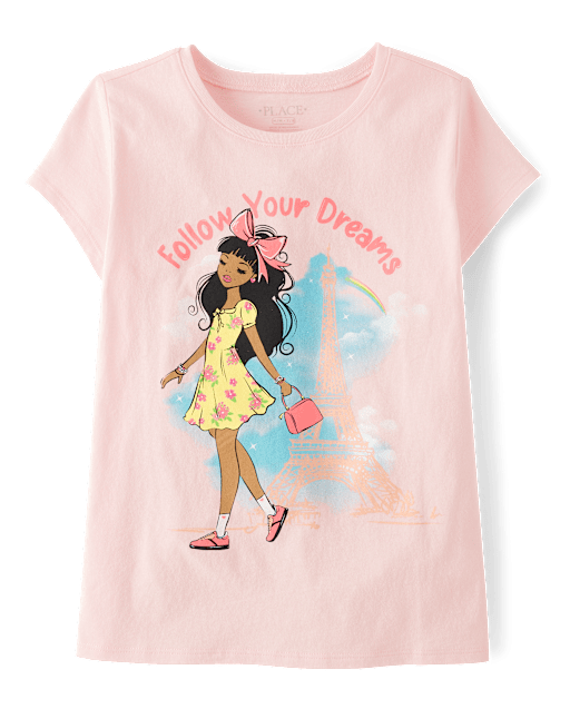 Girls Follow Your Dreams Graphic Tee