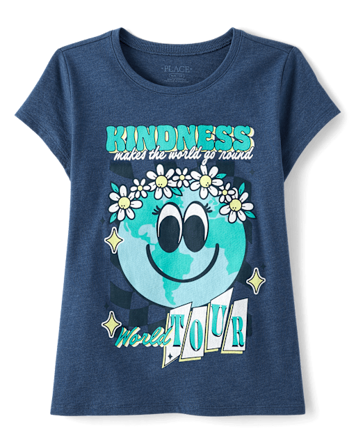 Girls Kindness World Tour Graphic Tee