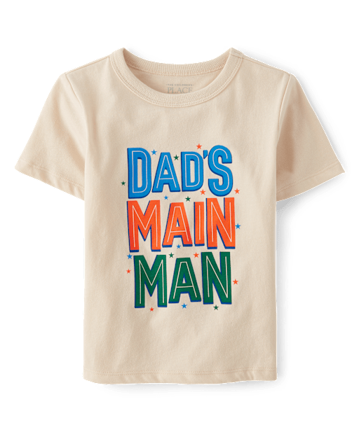 Baby And Toddler Boys Dad's Main Man Graphic Tee