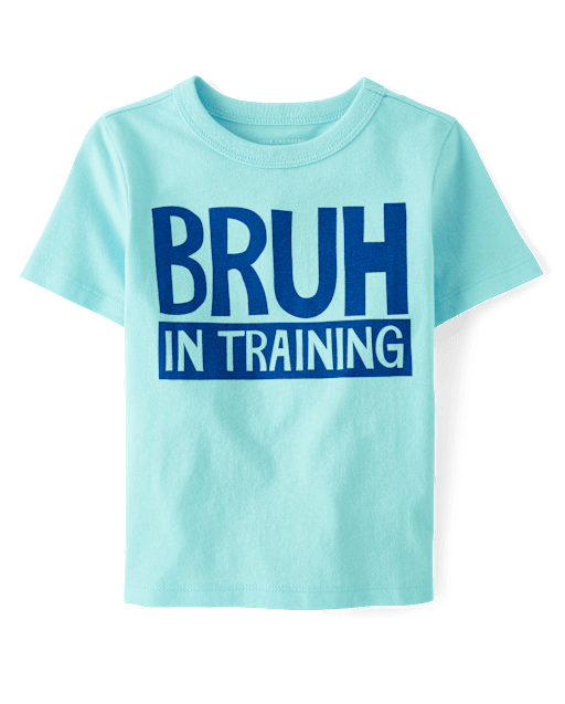 Baby And Toddler Boys Bruh In Training Graphic Tee