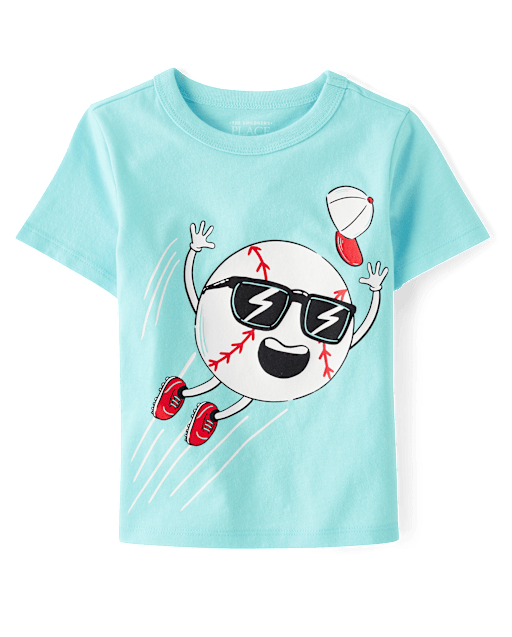 Baby And Toddler Boys Baseball Graphic Tee