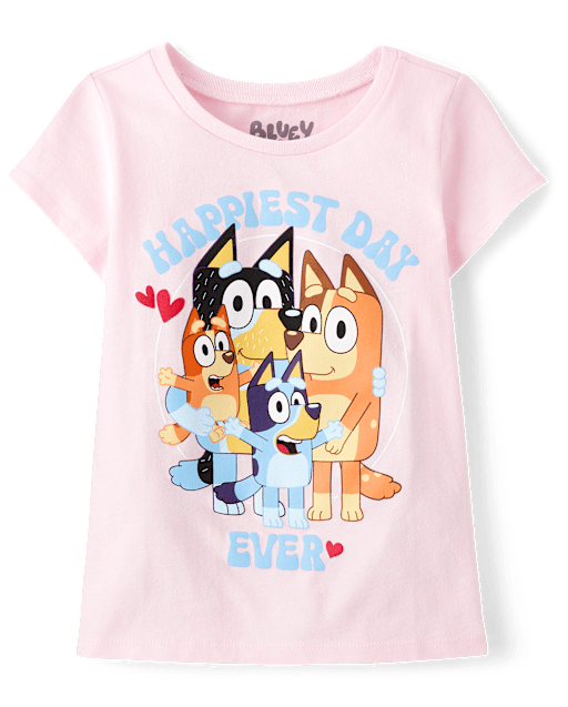 Baby And Toddler Girls Bluey Graphic Tee