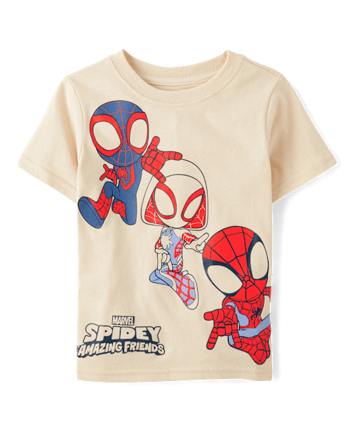 Baby And Toddler Boys Spidey And Friends Graphic Tee