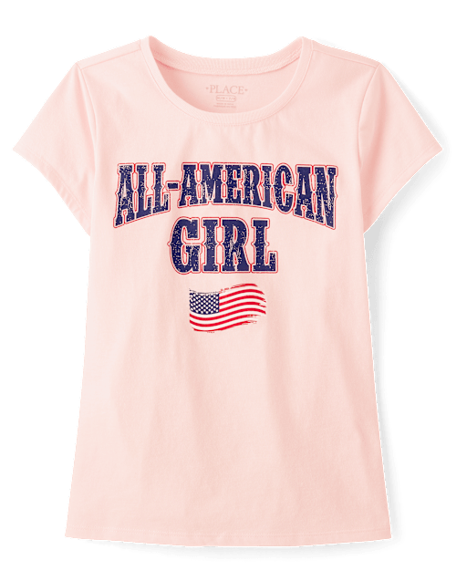 Girls All American Girl Graphic Tee
