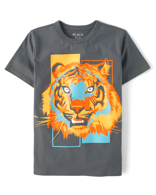 Boys Lion Graphic Tee