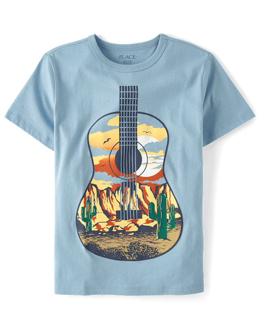 Boys Desert Guitar Graphic Tee