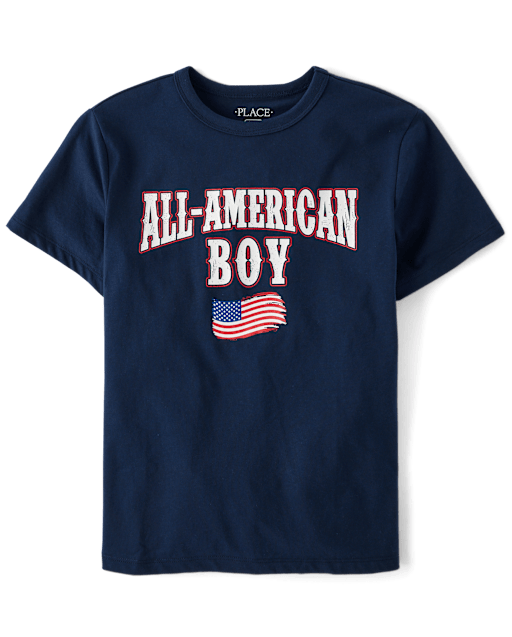 Boys All-American Boy Graphic Tee