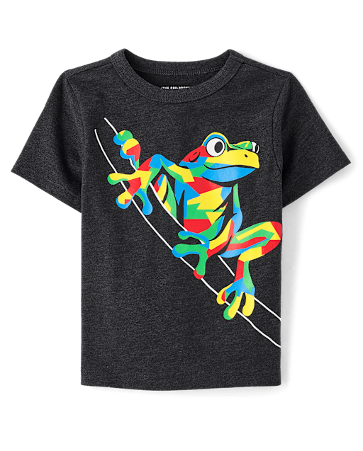 Baby And Toddler Boys Frog Graphic Tee
