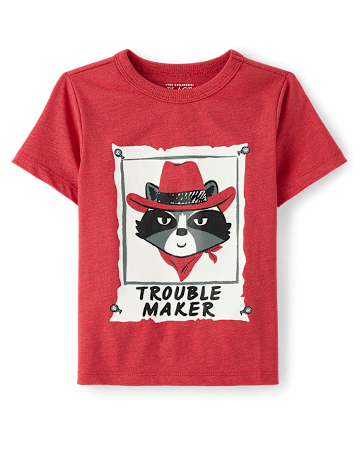 Baby And Toddler Boys Trouble Maker Graphic Tee